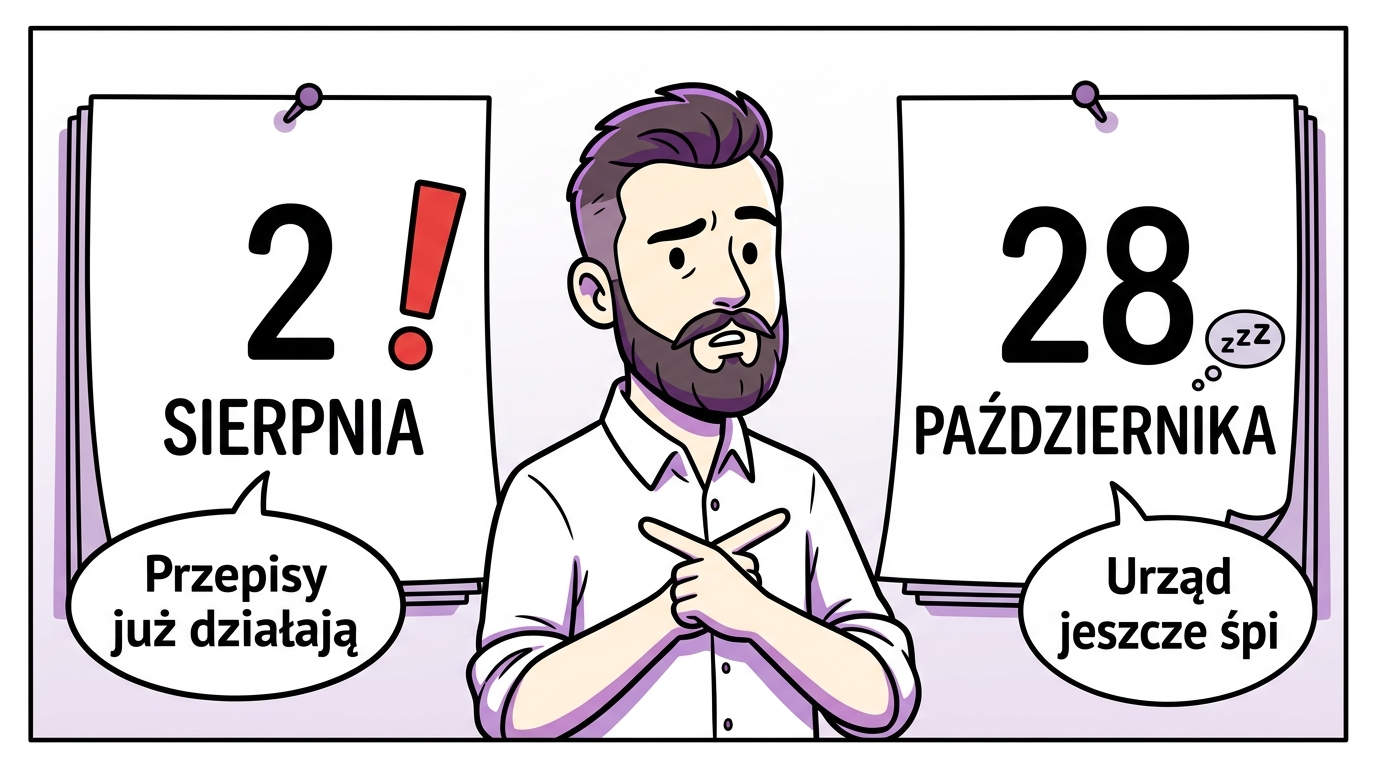 Kiedy AI Act zaczyna obowiązywać — 2 sierpnia przepisy działają, 28 października rusza egzekwowanie