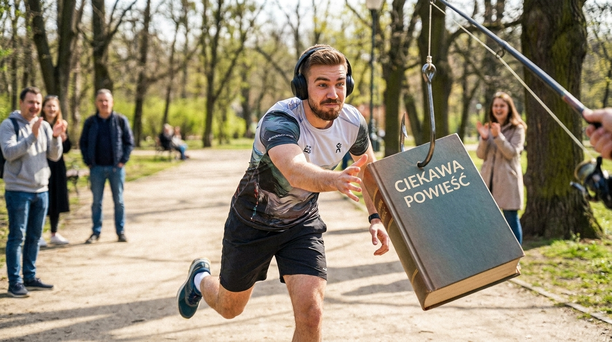 Audiobook tylko na bieganiu: Dopaminowy hack, który zmusi Twój mózg ADHD do ruchu