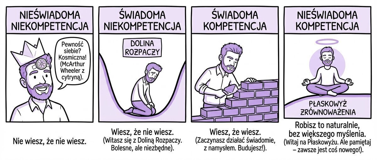 Dunning-Kruger fazy 1 i 2