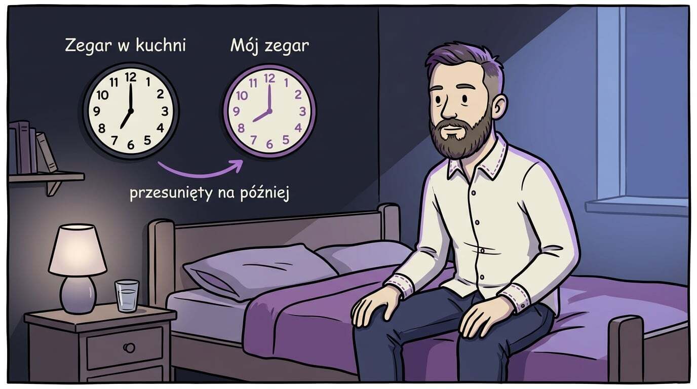 Opóźniona faza snu w ADHD — zegar biologiczny przesunięty względem zegara społecznego