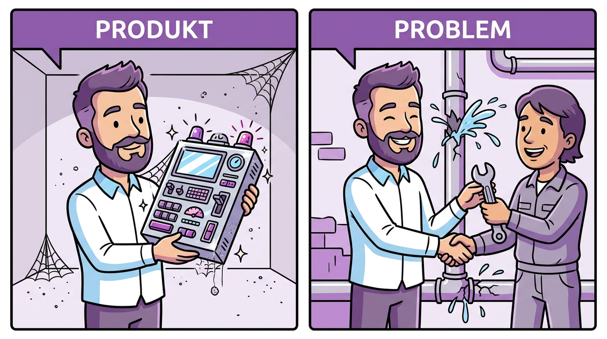 Produkt bez odbiorcy vs prosty tool rozwiązujący realny problem