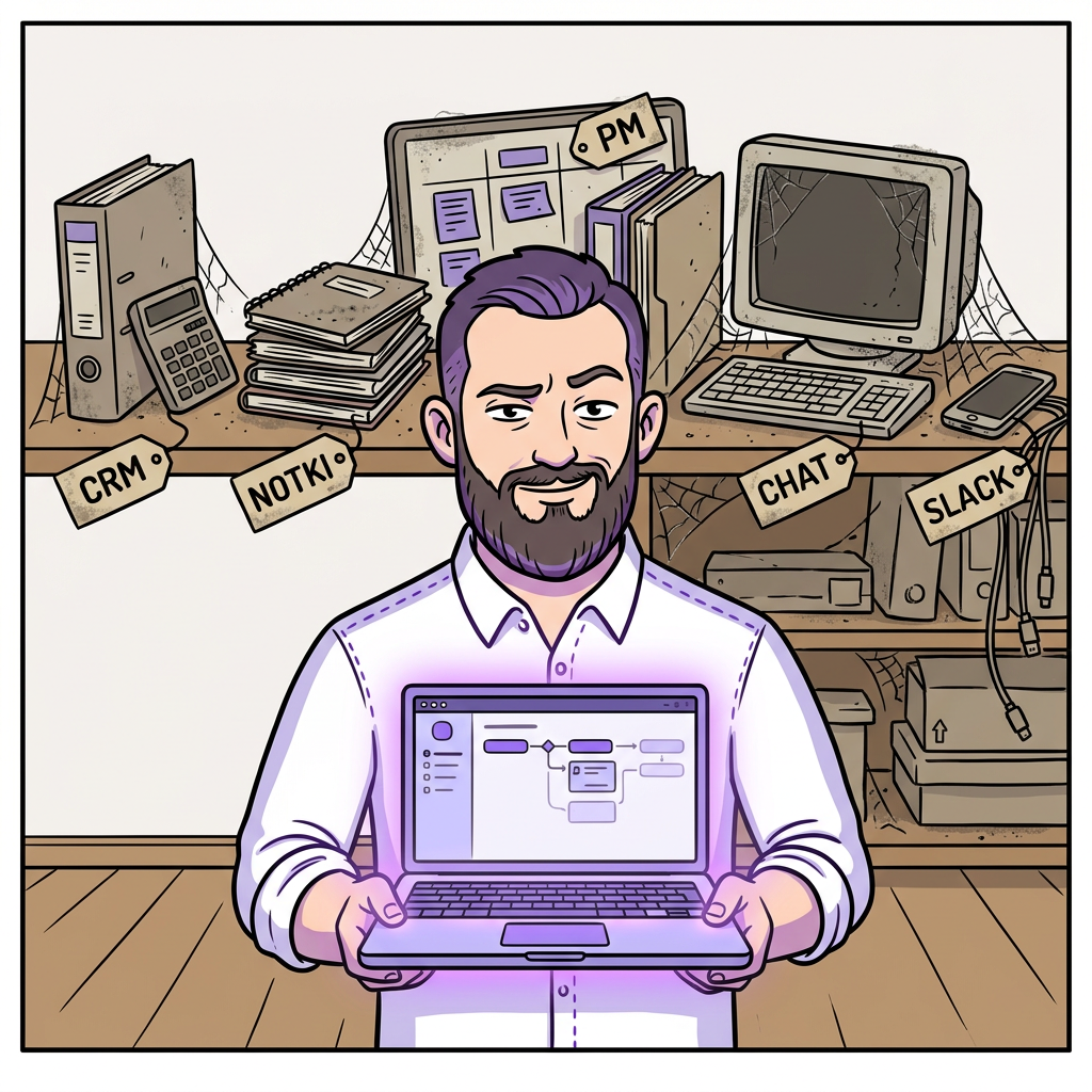 Kupiłeś 5 narzędzi. Używasz jednego. Źle.