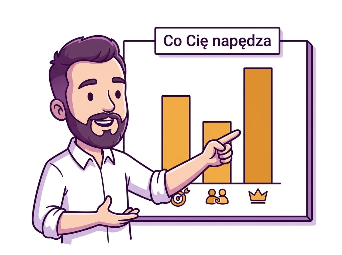 Trzy paski wyniku dla trzech motywów