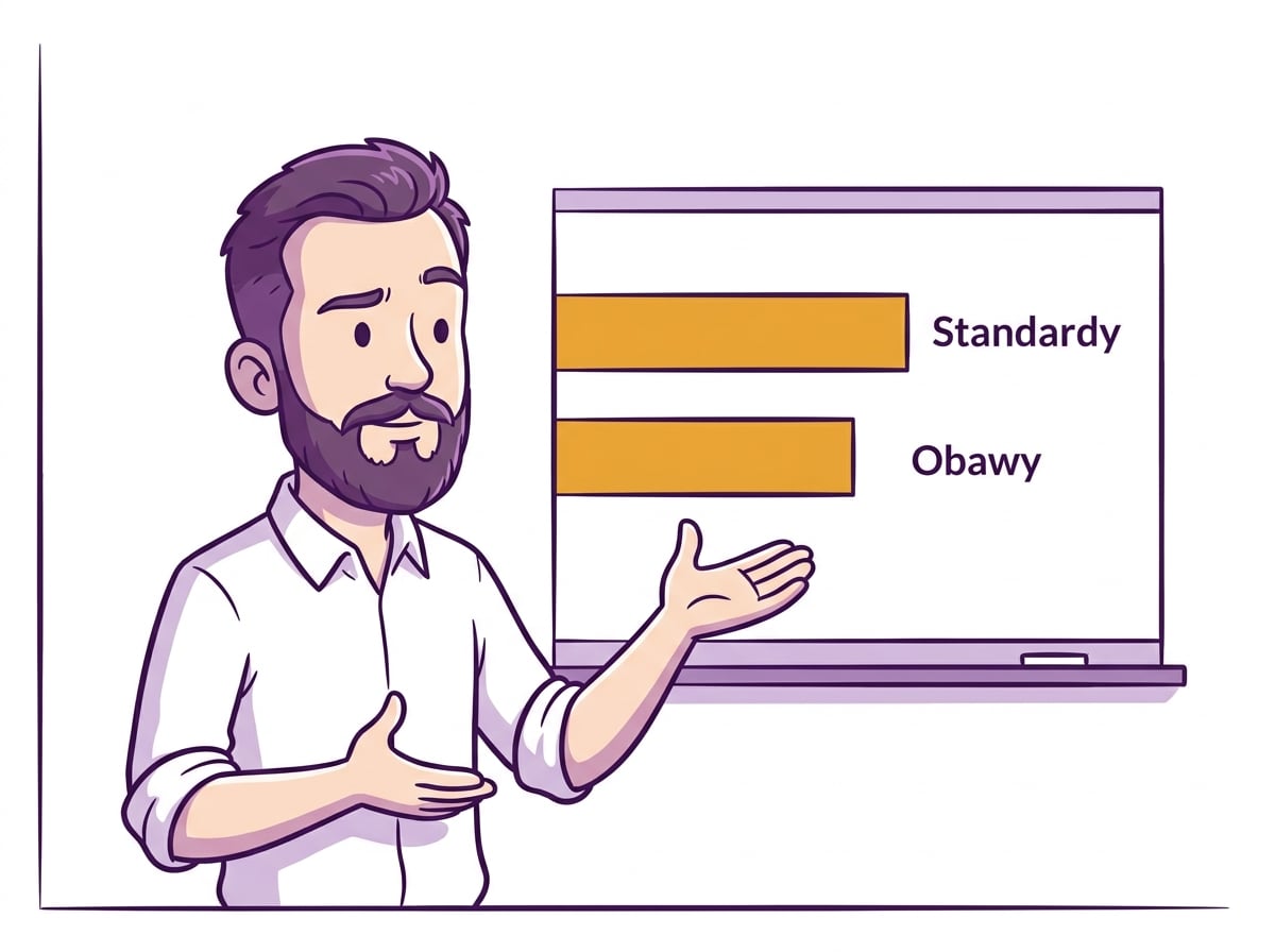 Dwa paski wyniku: standardy i obawy