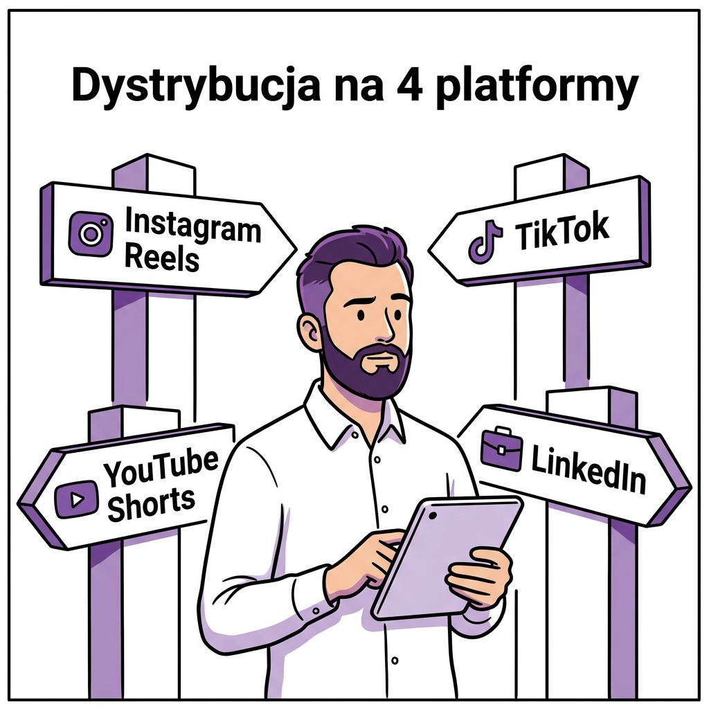 Jeden materiał rozsyłany na kilka platform z jednego miejsca