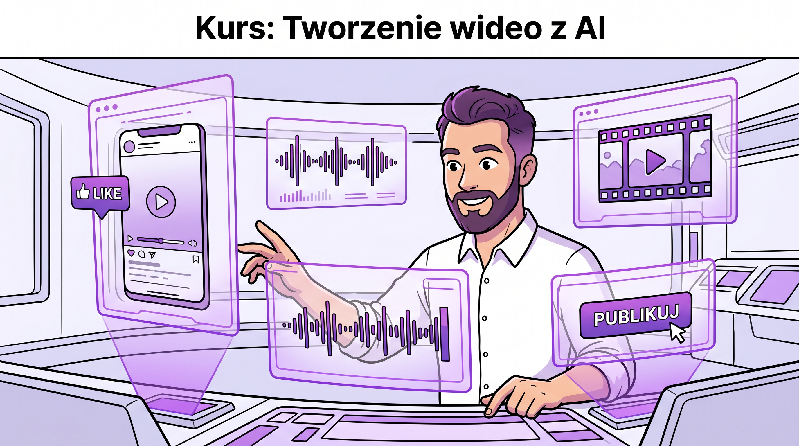 Kurs: Tworzenie angażujących wideo za pomocą AI