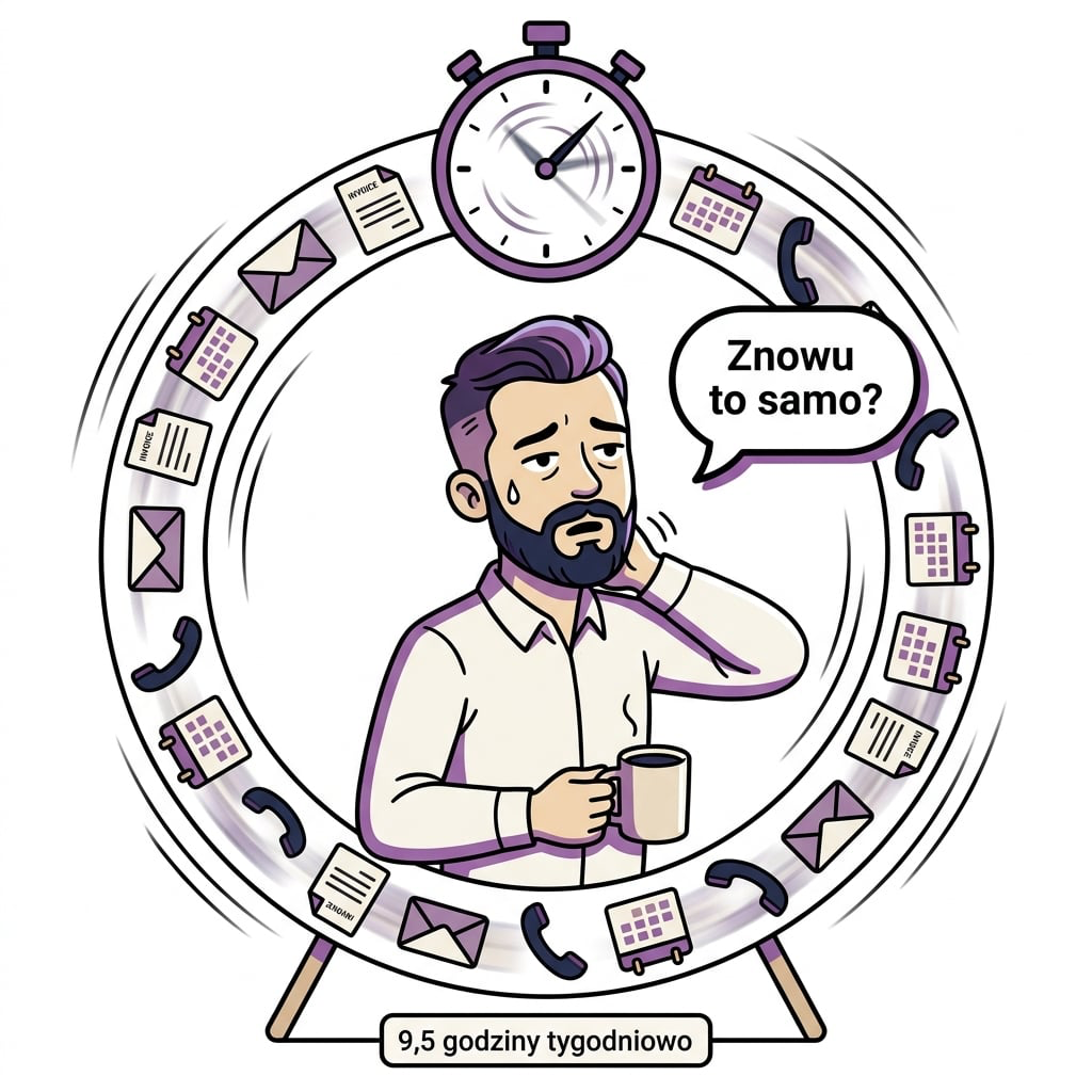 Autor w kręgu powtarzających się zadań — bez skanu archiwum tematy zaczynają się dublować