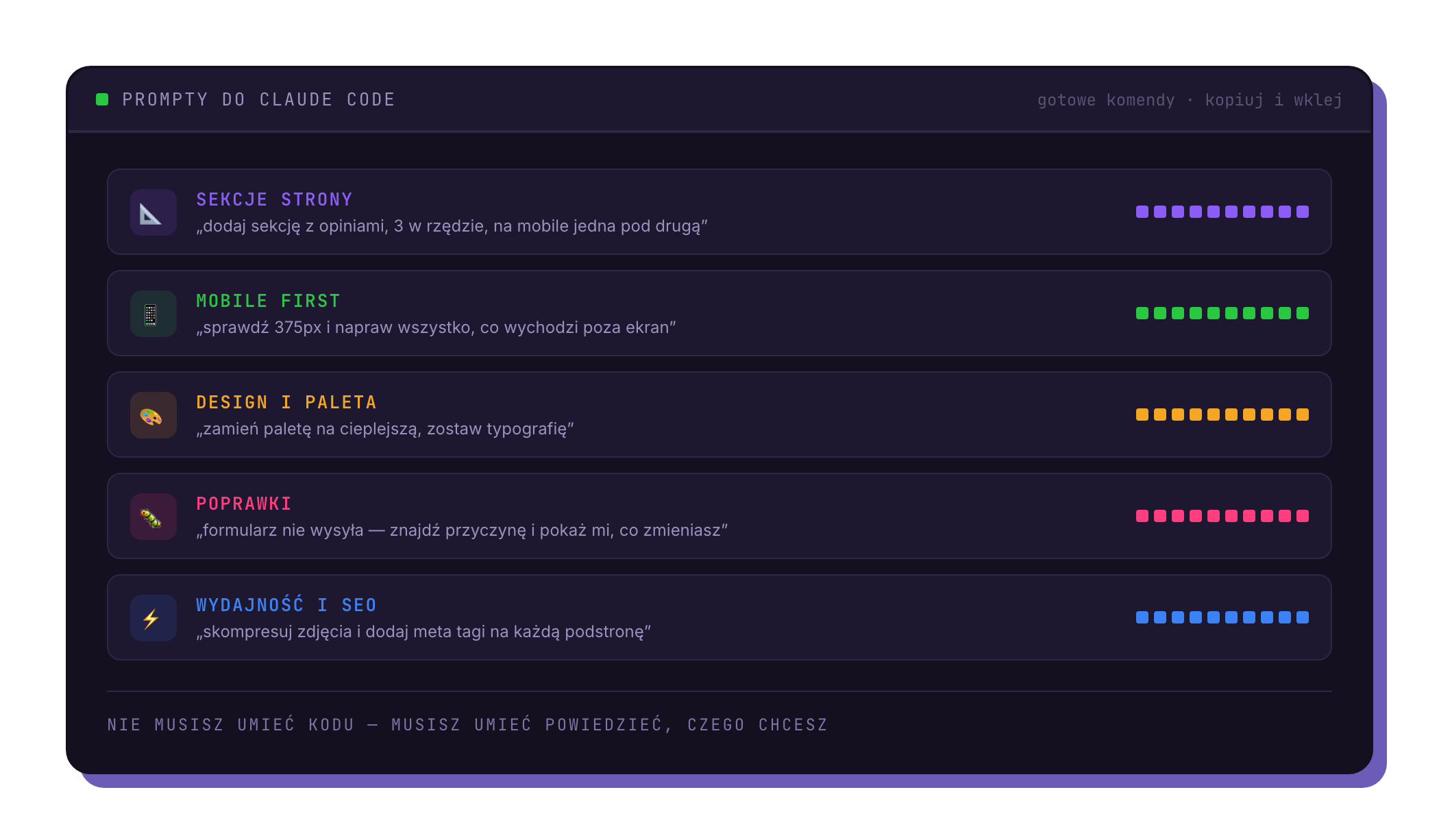 Prompty do Claude Code
