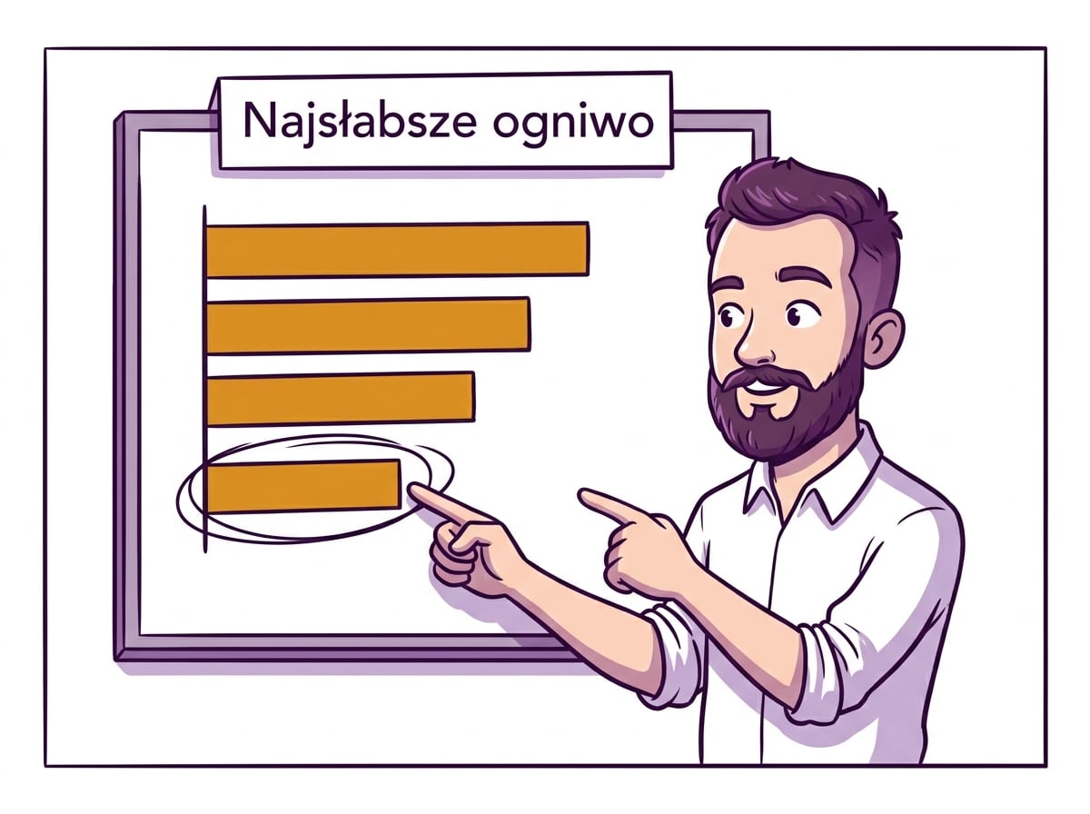 Cztery paski wyniku dla czterech zdolności emocjonalnych